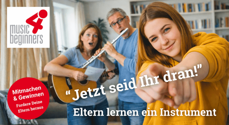 Jetzt seid Ihr dran! – Eltern lernen ein Instrument